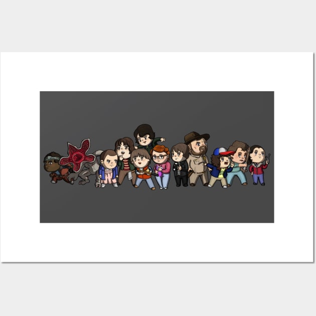 Stranger Things Wall Art by zacksmithart